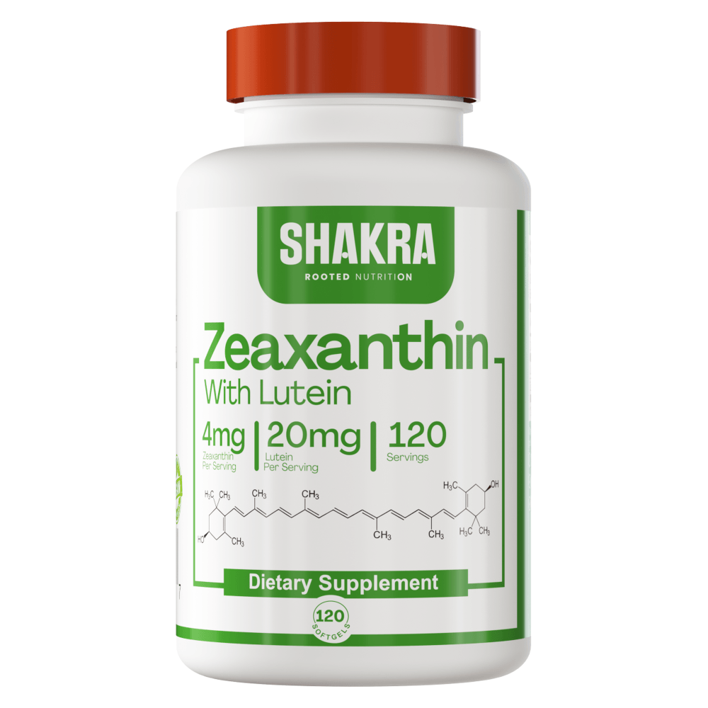 SHAKRA ZEAXANTHIN LUTEIN LUTEÍNA ZEAXANTINA 120 CAPSULAS