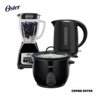 COMBO OSTER ARROCERA + HERVIDOR + LICUADORA - NEGRO