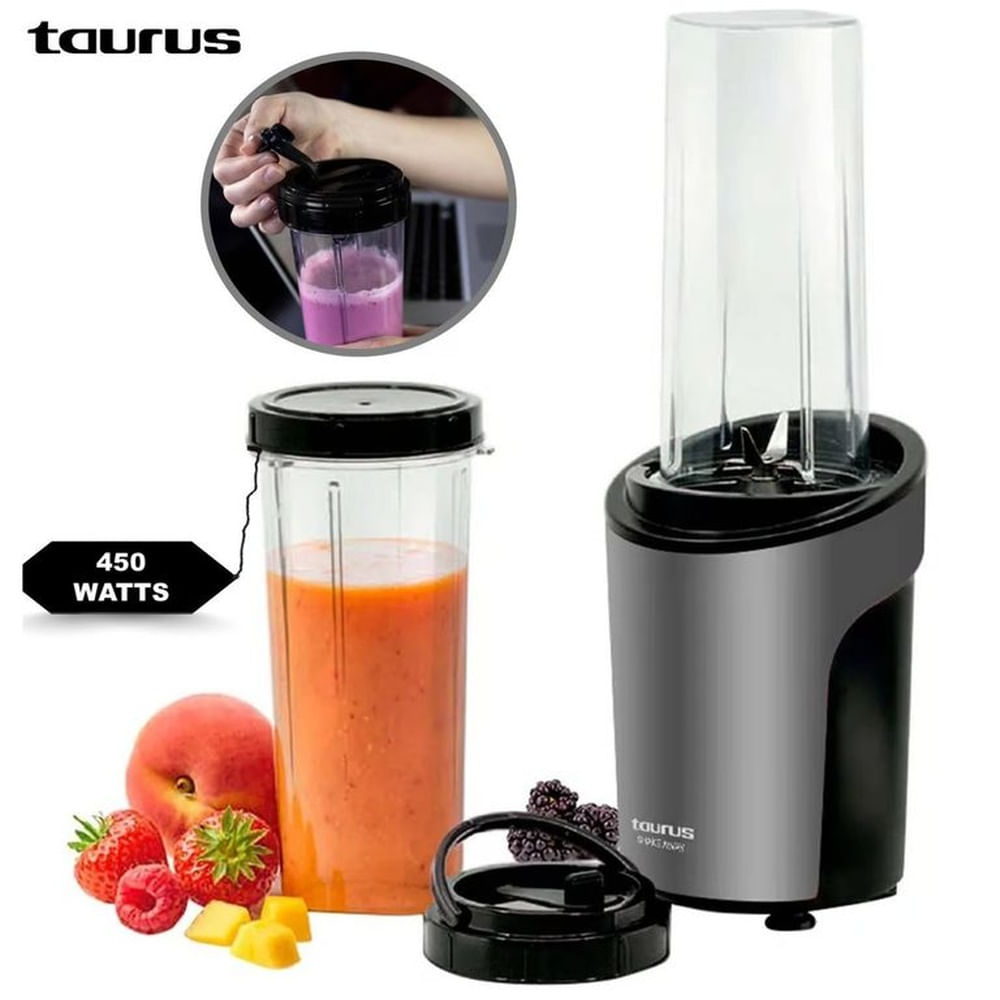 Mini Licuadora Portatil Taurus 450 Watts 600ml Shake Away