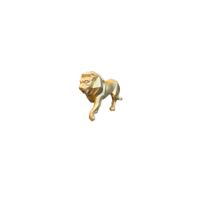 Adorno Decorativo León Dorado Geométrico - Adorno Elegante para Sala Regalo Ideal