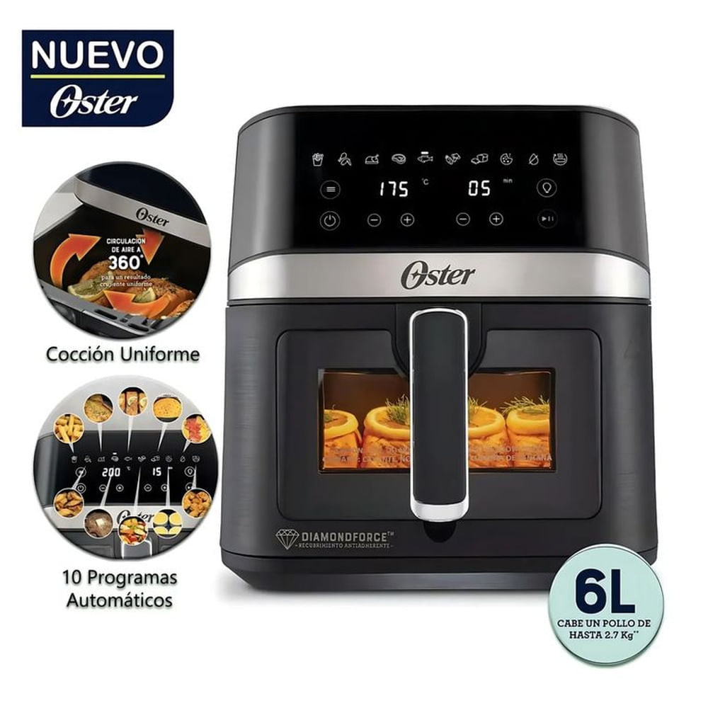 Freidora de Aire Digital Oster® 6L CKSTAF60WDDF 053