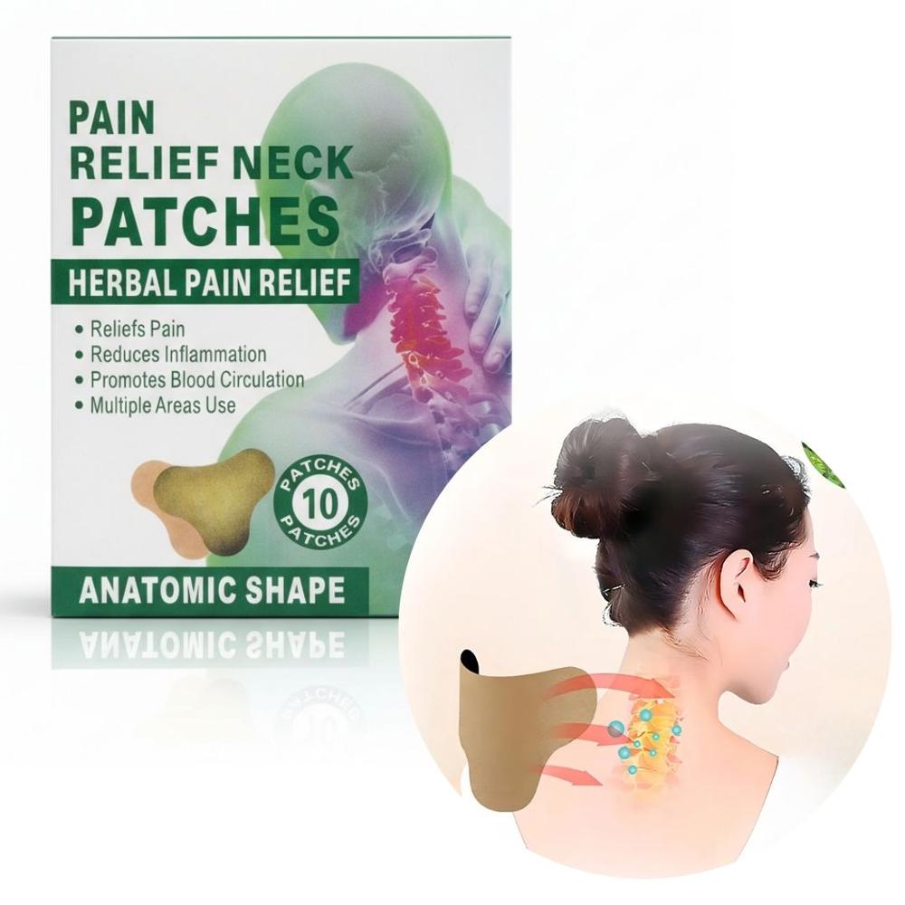 Pack de 20 Parches para Alivio del Dolor Cervical Lumbar