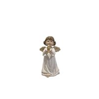 Figura Decorativa Ángel con Vela Dorada - Adorno Elegante para Sala Regalo Ideal