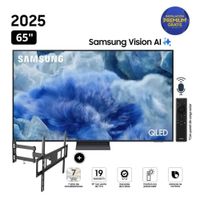 TELEVISOR SAMSUNG QLED 65 4K UHD Q8F Vision AI Smart TV QN65Q8FAAGXPE 2025 + RACK