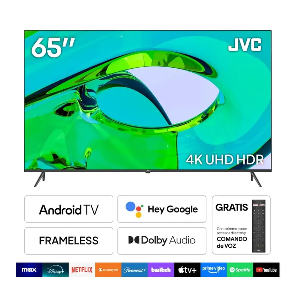 Televisor JVC 65 ULTRA HD 4K LT-65KB5382 Google TV