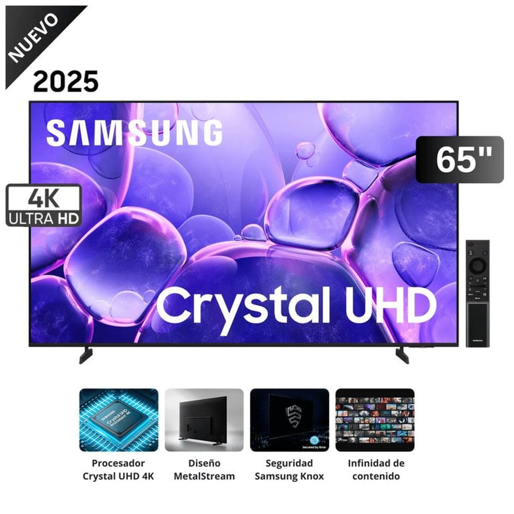 Televisor Samsung 65” Crystal 4K 65U8000F 2025