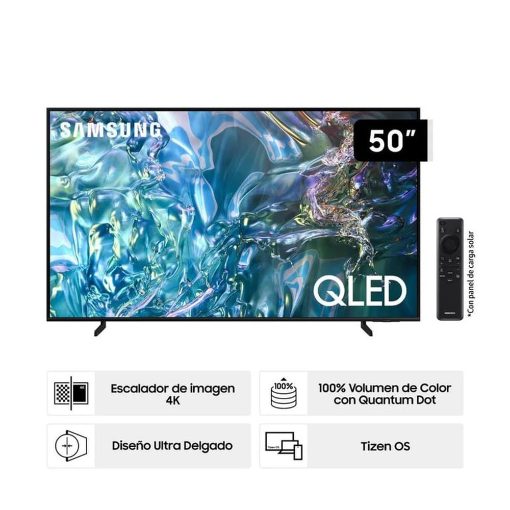 Televisor Samsung QLED Tizen OS Smart Tv 50" 4K 50Q60D - Nuevo 2024