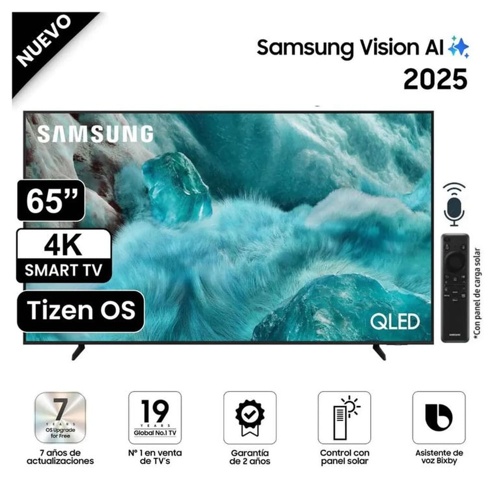 Televisor Smart TV Samsung 65 4K QLED QN65Q7FAAGXPE