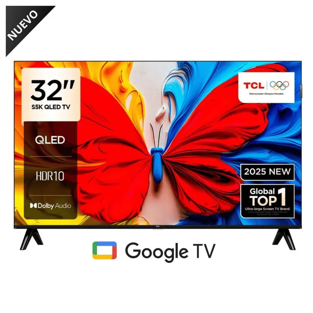Televisor TCL QLED 32 FHD Google Tv 32S5K