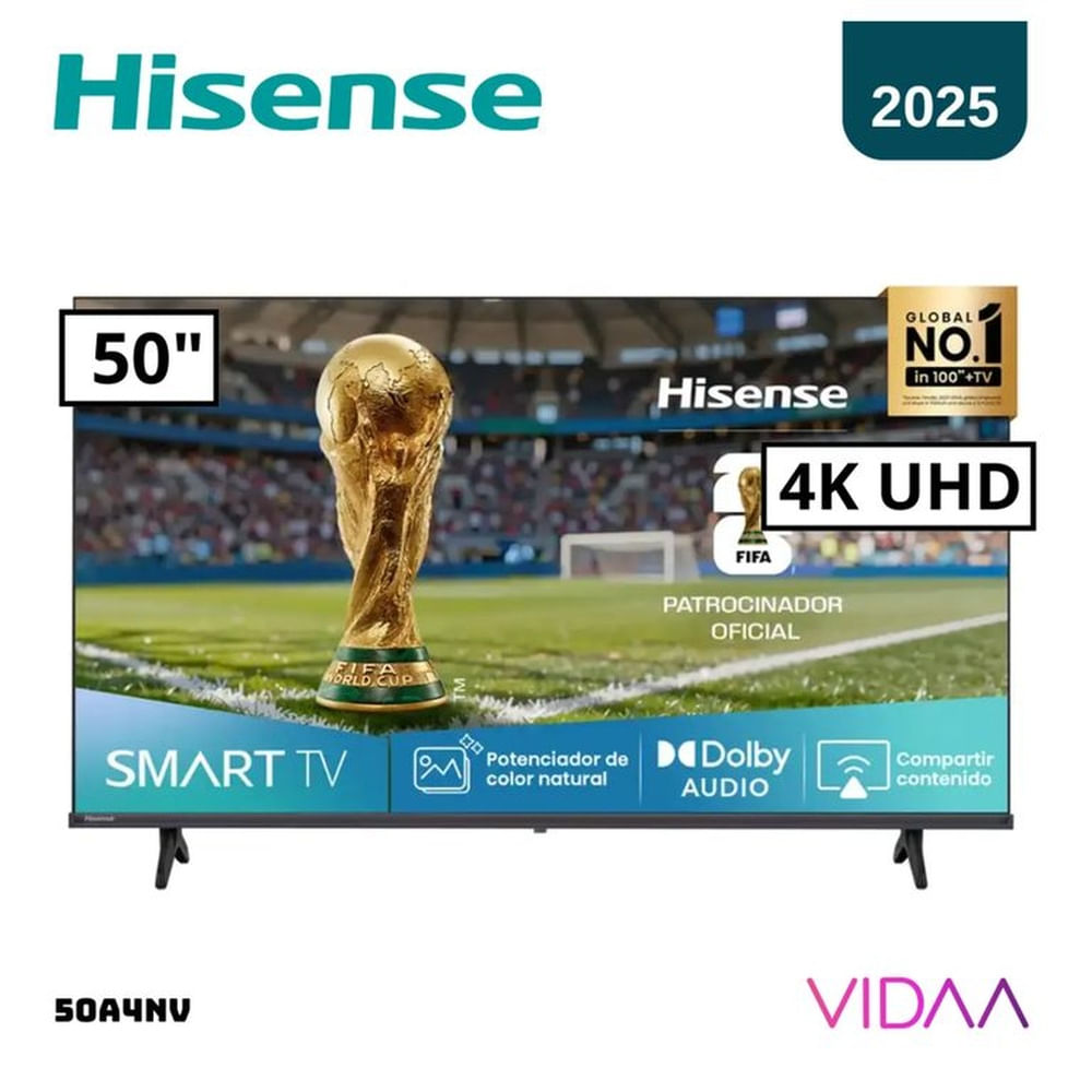 TELEVISOR HISENSE 50 50A4NV UHD 4K