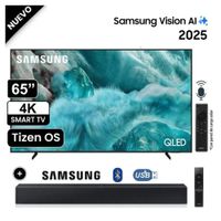 Televisor Smart TV Samsung 65 4K QLED QN65Q7FAAGXPE + Soundbar Samsung