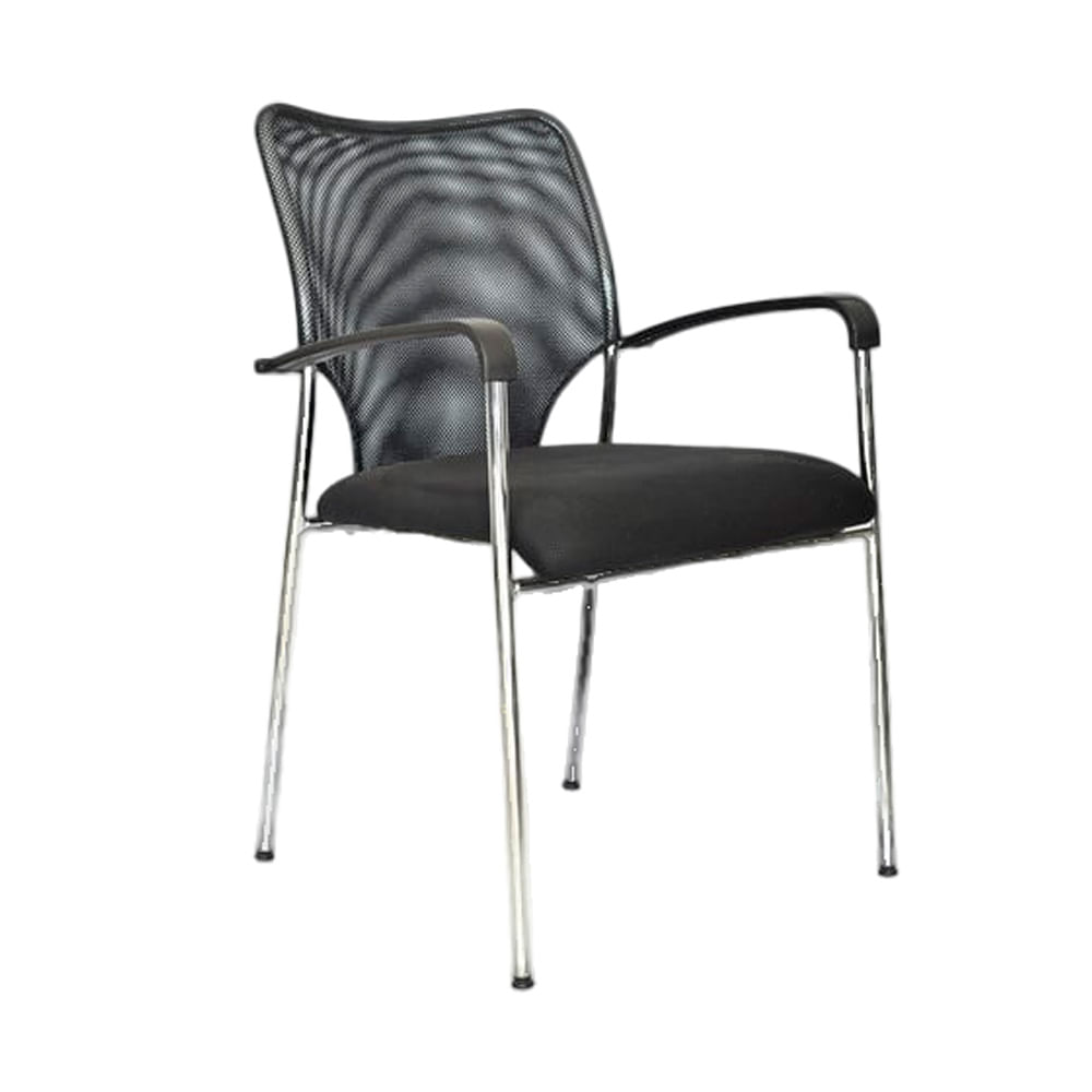 Silla Fija Penelope Malla Negro Ofideas