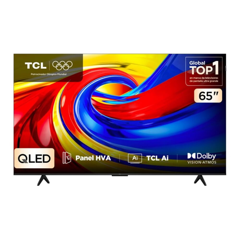 Televisor TCL 65'' QLED Premium 4K UHD Google TV 65P7L Año 2026