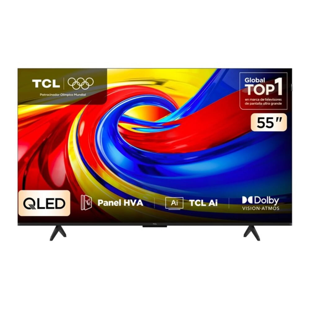 Televisor TCL 55'' QLED Premium 4K UHD Google TV 55P7L Año 2026