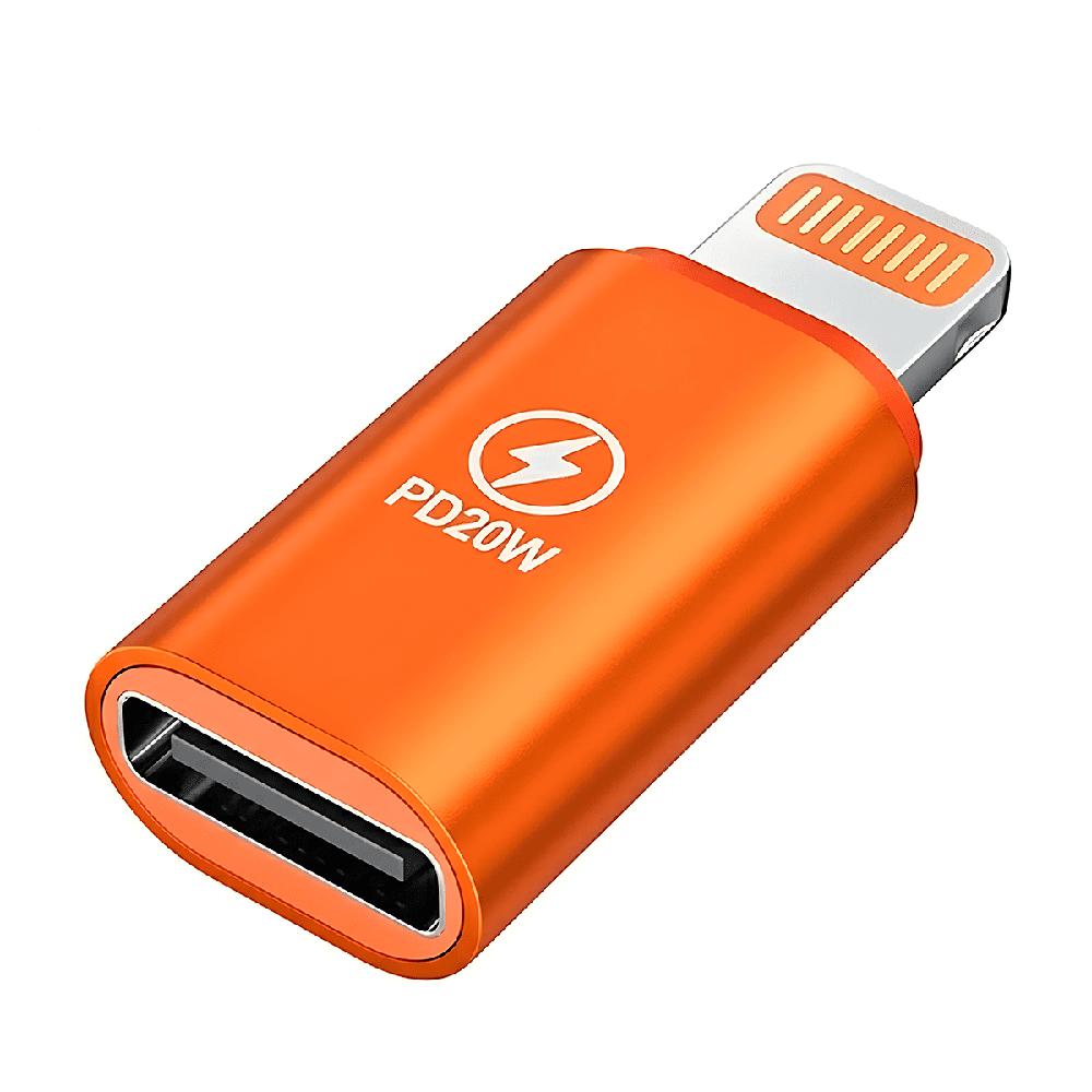 Adaptador PD De Tipo C a Lightning 100W Naranja