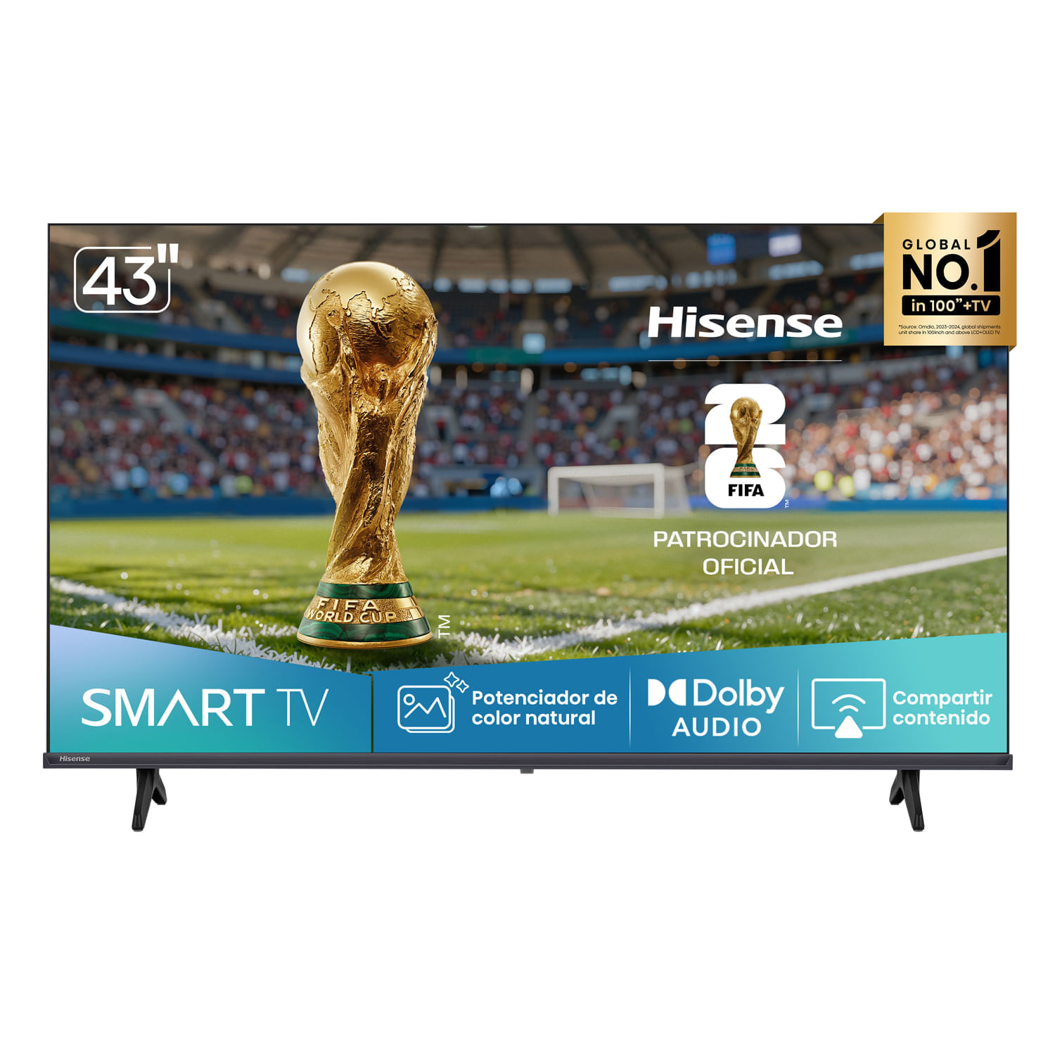 Televisor Hisense 43"" 43A4K LED  FHD VIDAA
