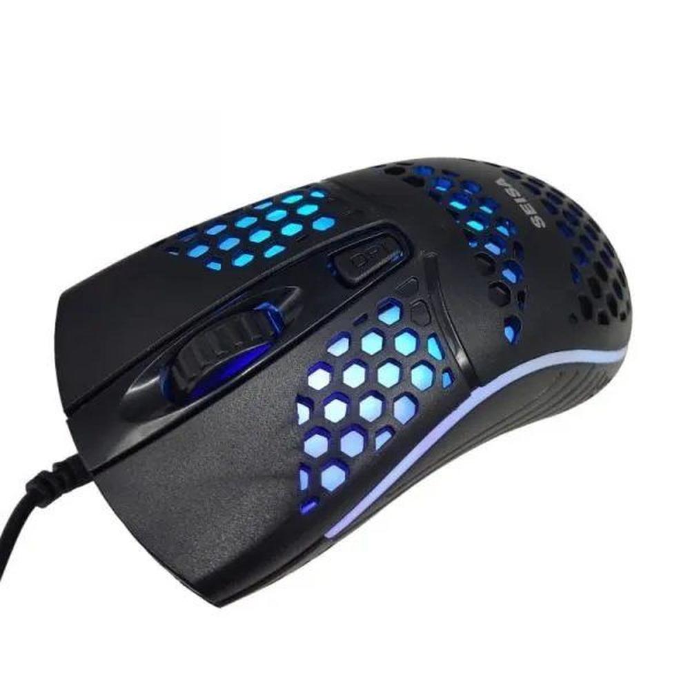 Mouse RGB Óptico Seisa DN-N702 Para PC Y Laptop
