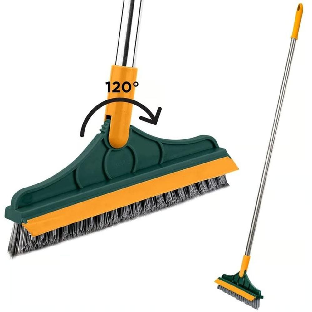 Cepillo Limpiador De Piso Con Secador Rotación 120