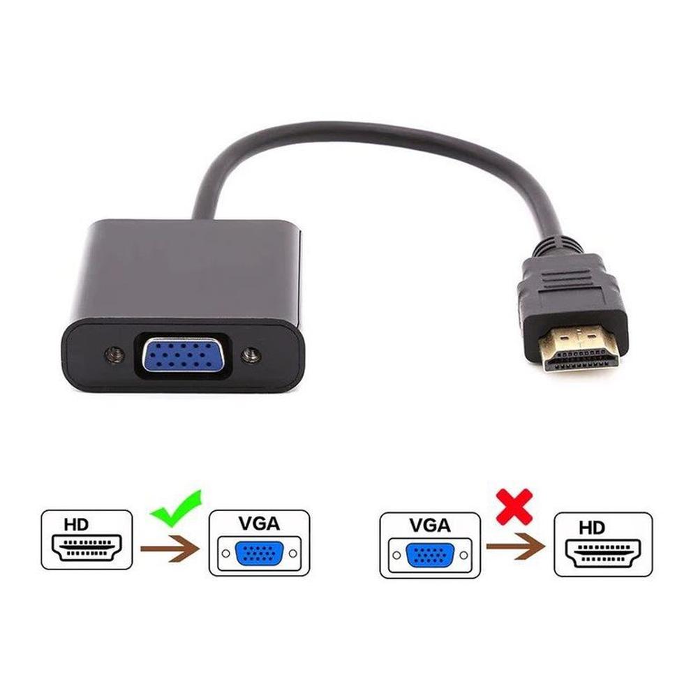 Cable HDMI A VGA Convertidor Full HD 1080p