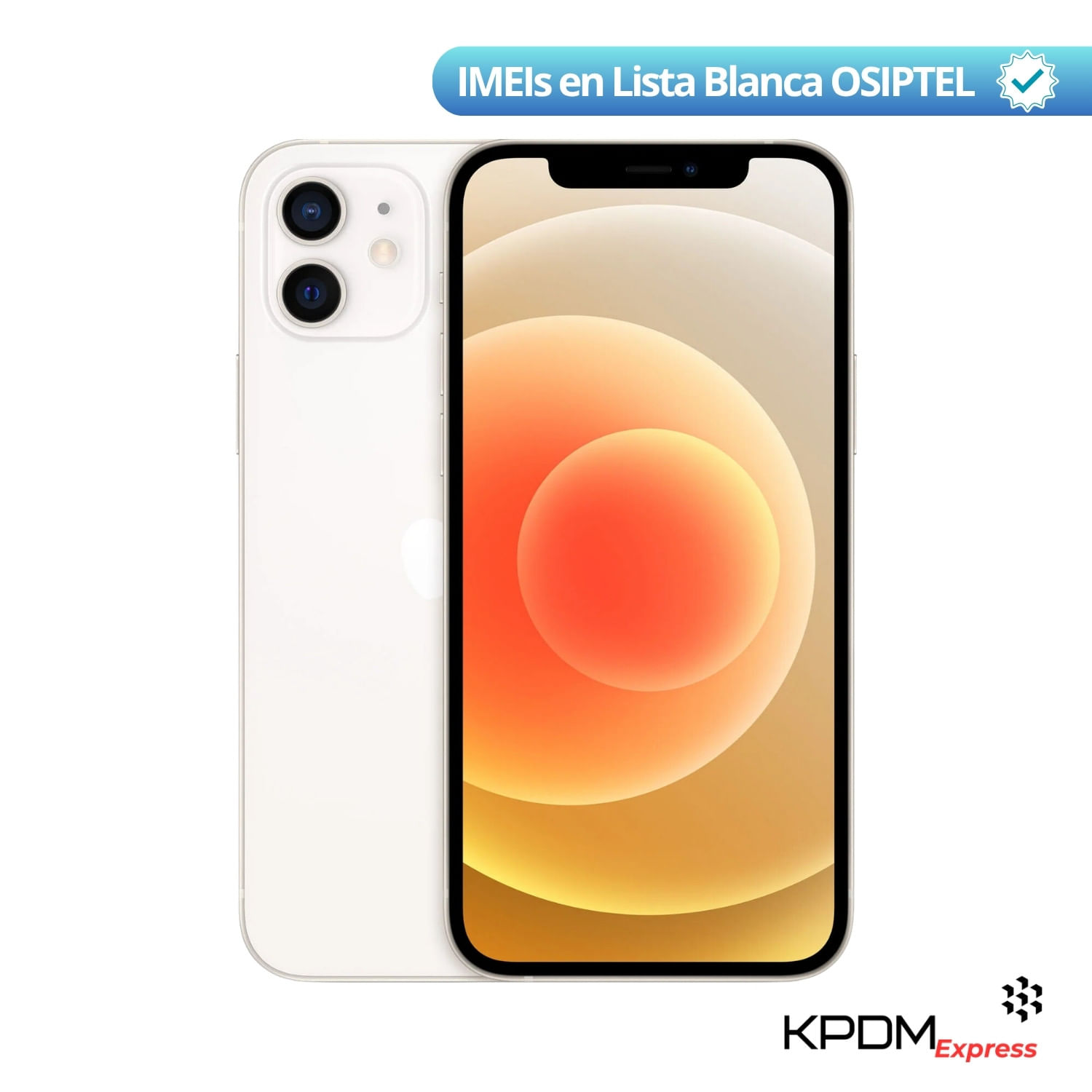 iPhone 12 64GB Blanco Reacondicionado Grado A