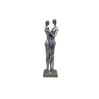 Escultura decorativa de pareja en abrazo  - 437-668880