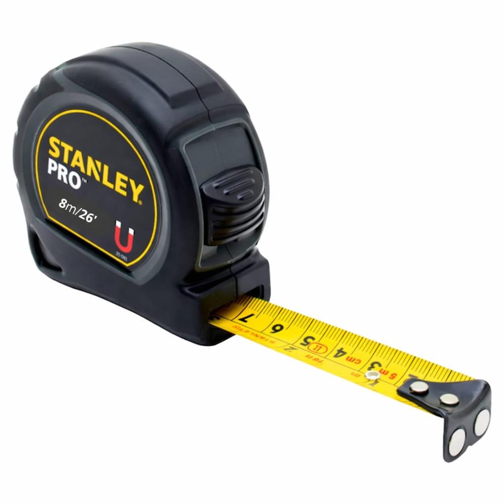 Cinta Metrica Wincha Stanley Pro 8 Metros Magnetica Profesional