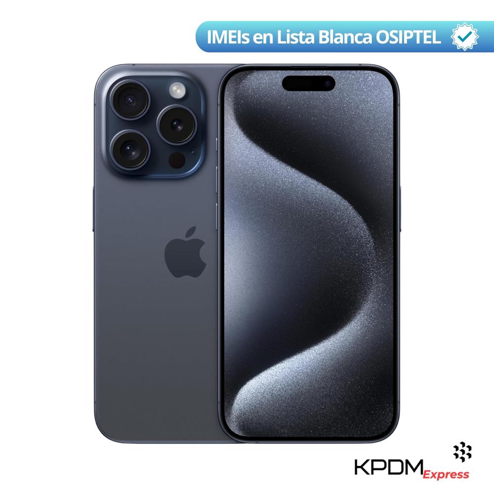 iPhone 15 Pro 128GB Titanio Azul Reacondicionado Grado A