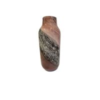 Jarrón Decorativo de Vidrio Diseño Marmoleado Rosado  - 412-743038