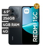 Smartphone XIAOMI Redmi 15C 6.9"" 4GB 256GB 50MP Negro