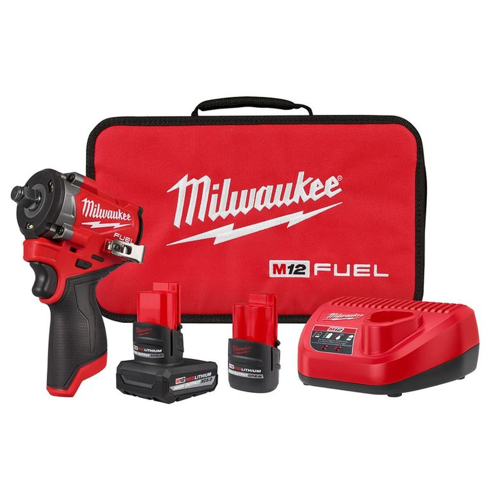 Kit de llave de impacto corta M12 FUEL™ de 12 Milwaukee 2563-22