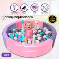Piscina Didáctica HAPPY POOLY MAX con Pelotas Pink