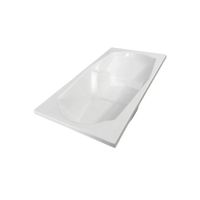 Tina Bañera Alisson I C Blanco 1500X800X400 + Desagüe Premium + Toalla de Mano