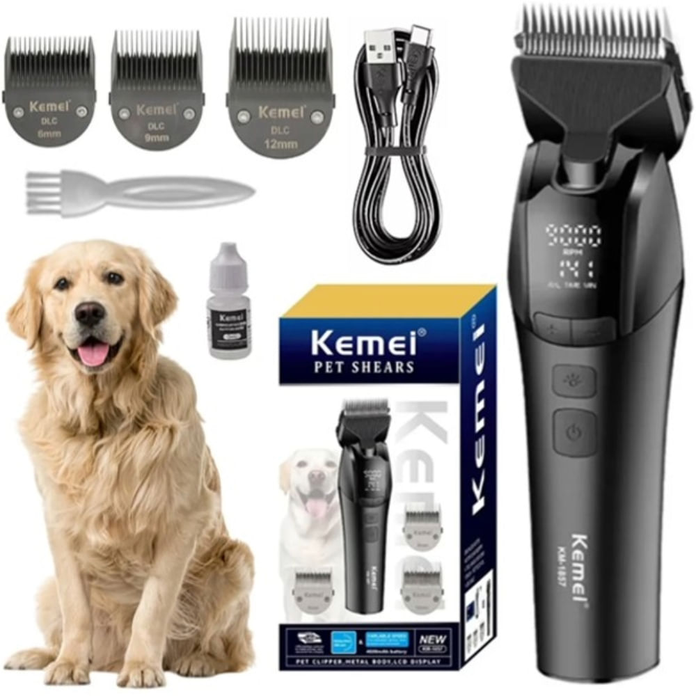 Cortadora de Pelo para Mascota Kemei KM-1857