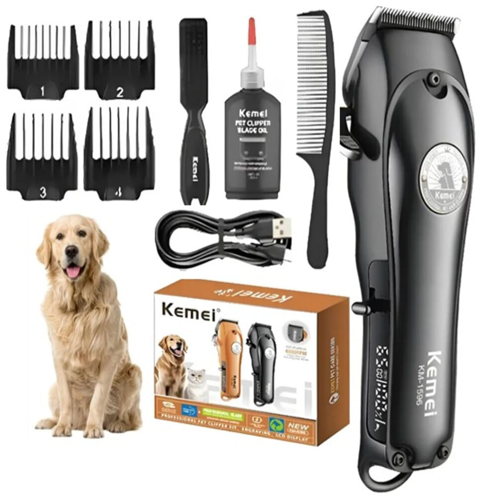 Cortadora De Pelo Para Mascotas Kemei Km 1596