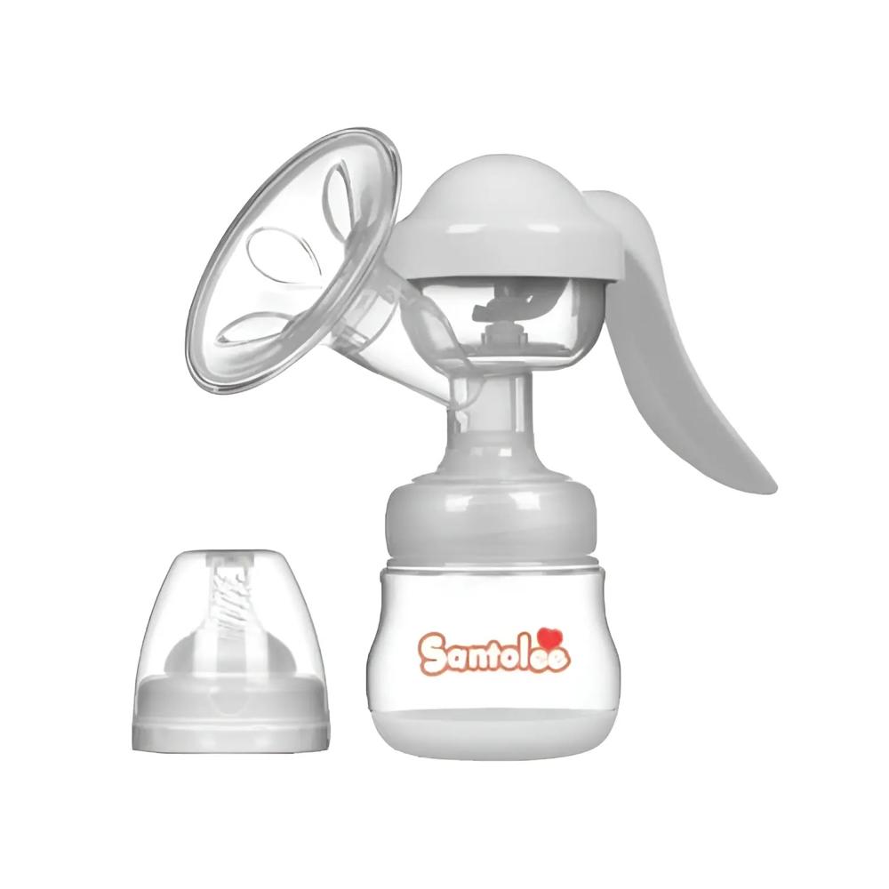 Extractor de Leche Materna Biberón Manual 2 en 1 Santolee