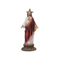 SANTOS RELIGIOSOS Y FIGURAS - Adorno de poliresina - Sagrado corazon de Jesus