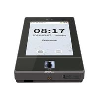 Control de Acceso y Asistencia ZKTeco SenseFace-7A/WIFI, Rostro Huella y Tarjeta, Negro
