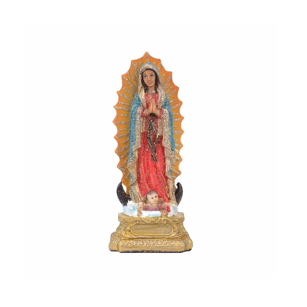 SANTOS RELIGIOSOS Y  FIGURAS - Adorno de poliresina - Nuestra Señora de Guadalupe
