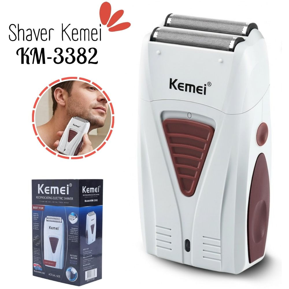 Shaver Kemei recargable KM-3382