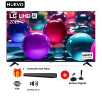Televisor LG 50 Uhd 4K THINQ Ai 50Ua7300Psb 2025 + Soundbar Nex + Antena