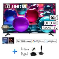 Televisor Lg 65 Pulg Ultra HD 4K AI ThinQ 65UA7300 Modelo 2025- Negro