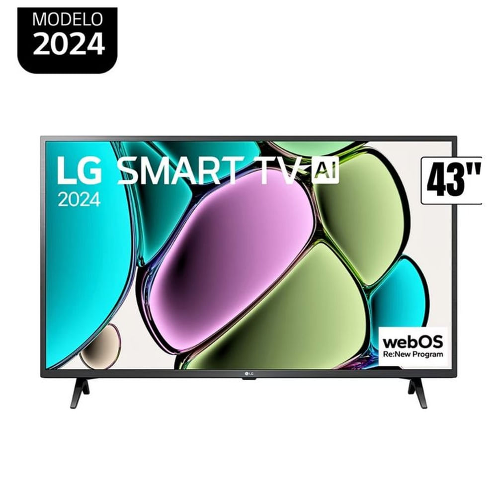 Televisor LG 43 pulg. FHD Smart TV AI 43LR6000PSA Modelo 2024