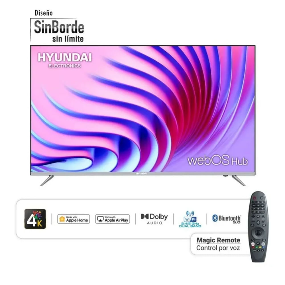 Televisor Hyundai Smart tv 65 HYLED6508W4KM