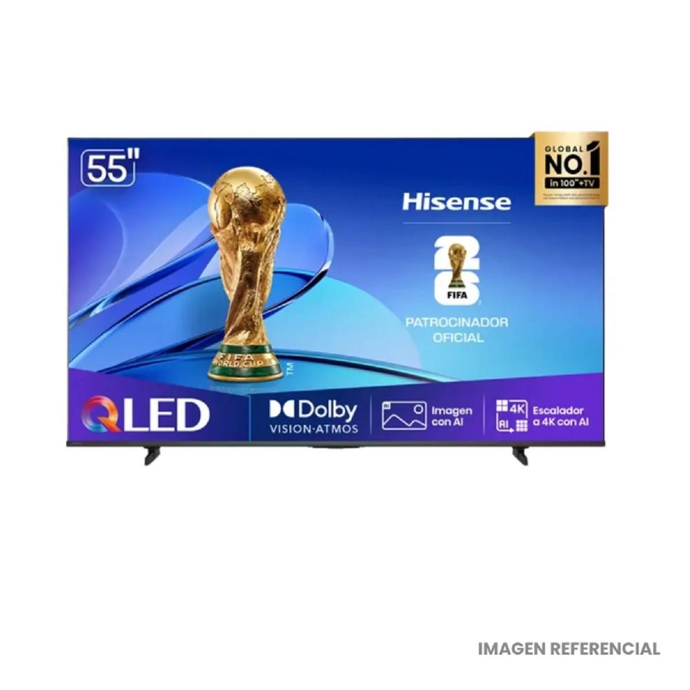 elevisor Hisense 55 QLED 4K Smart TV Dolby Vision - 55Q6QV