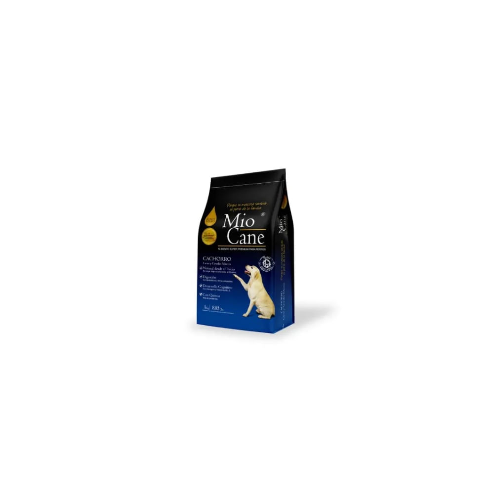 MIO CANE SUPER PREMIUM CACHORROS 4KG  Nutrición Completa para un Crecimiento Saludable