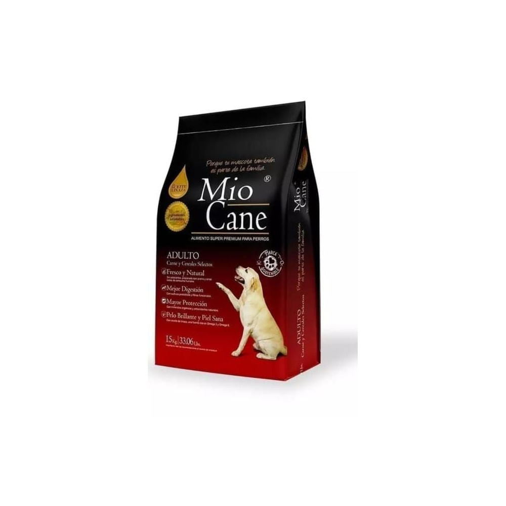 MIO CANE Super Premium Adulto 4KG  Nutrición Balanceada para Perros Adultos