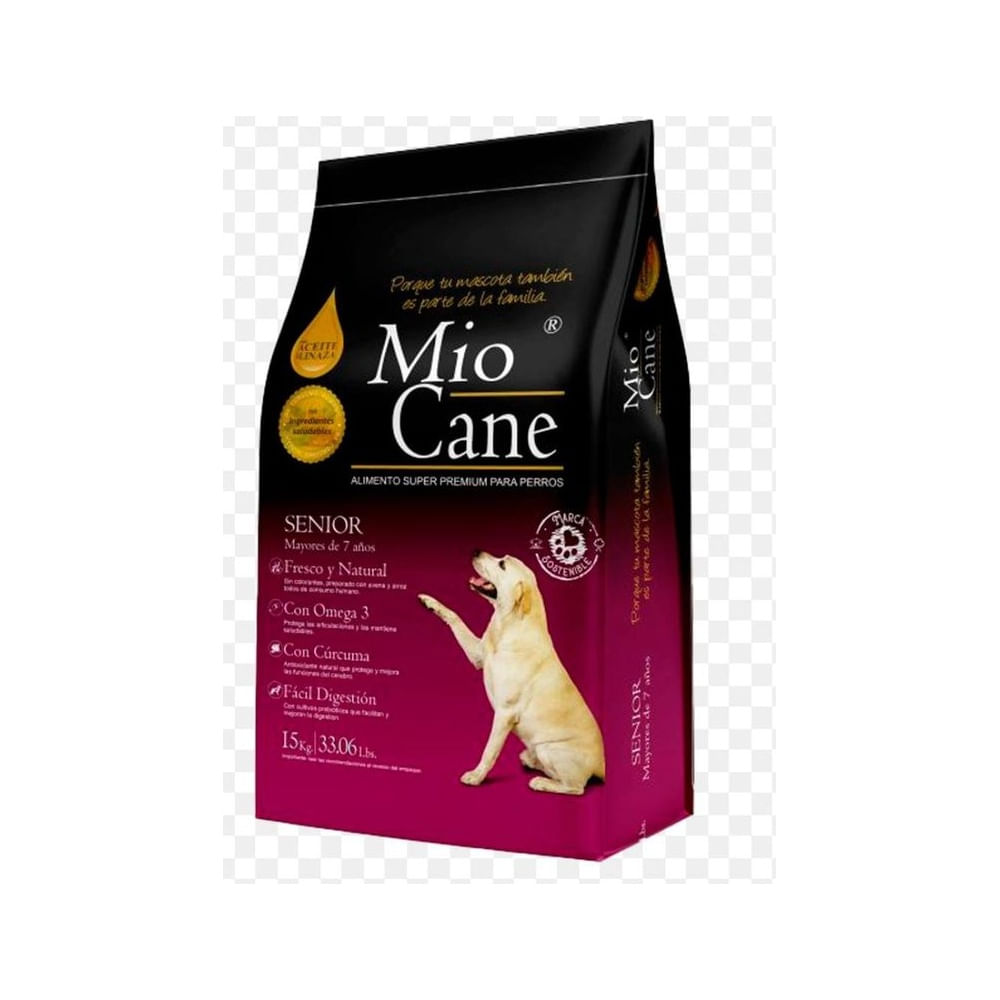 MIO CANE SUPER PREMIUM SENIOR 4KG  Nutrición Completa para un Crecimiento Saludable