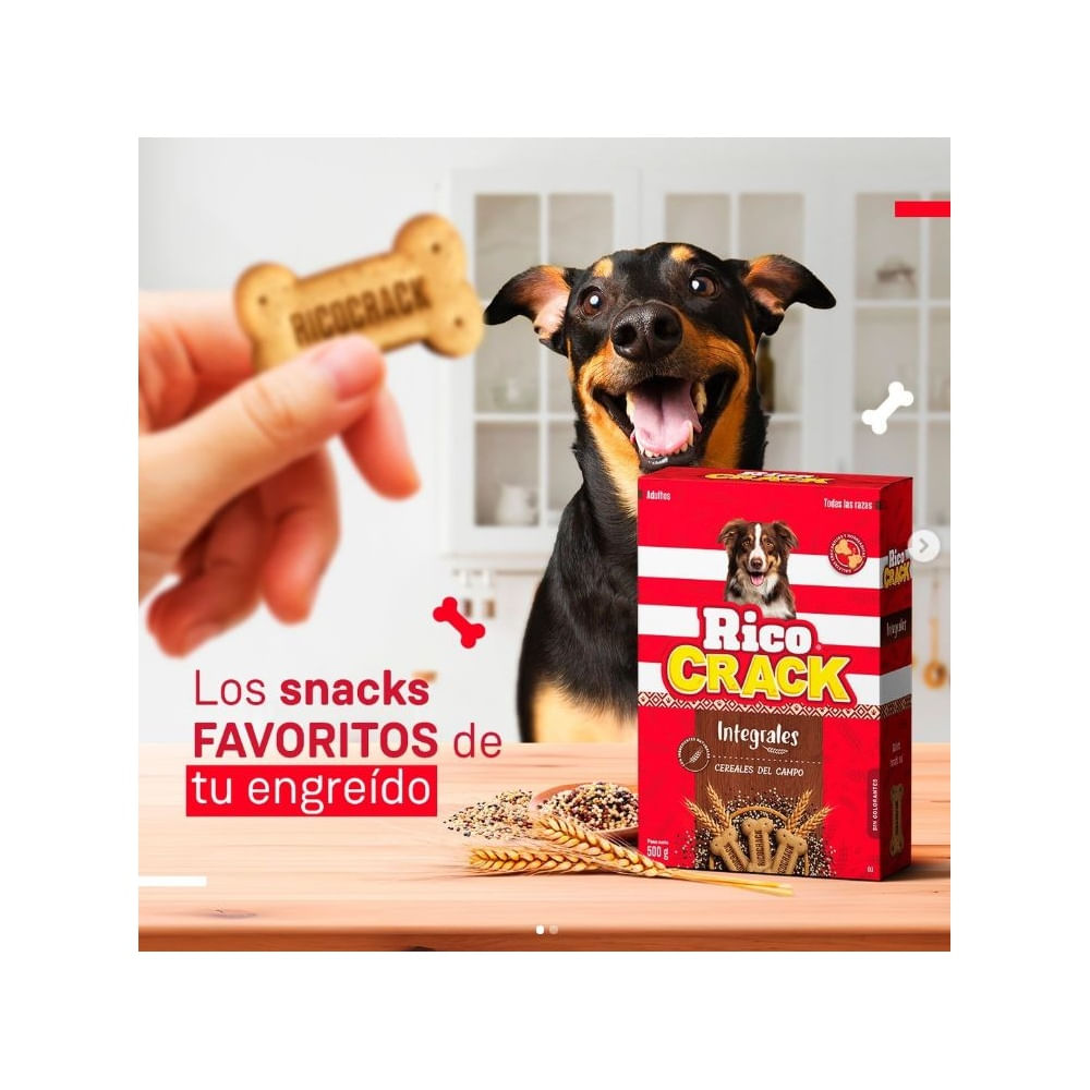 Ricocrack Integrales  Snack Saludable para Perros - 500gr