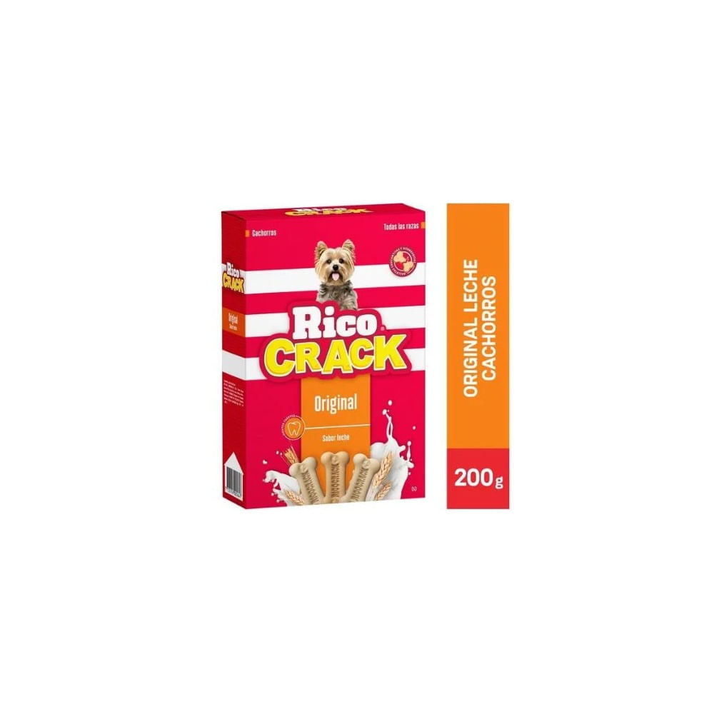 Ricocrack Sabor Leche  Cachorros - 200gr