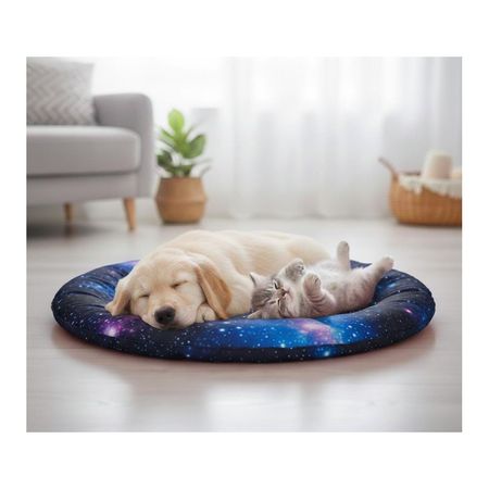 Manta Refrigerante Acolchada para Mascotas – 65 cm - GALAXIA Celeste
